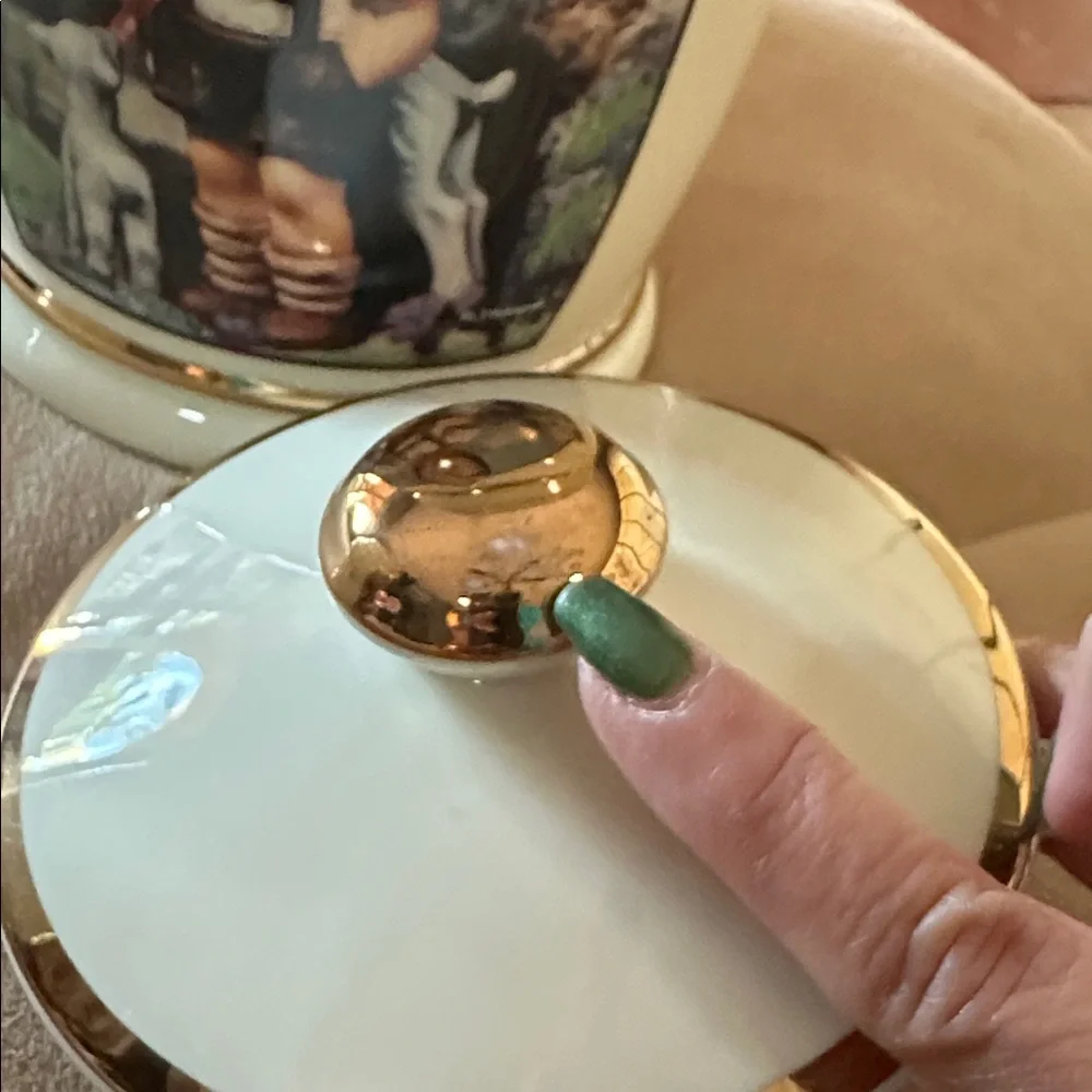 1991 Hummel Danbury Mint Porcelain Jar Canister Germany In Tune